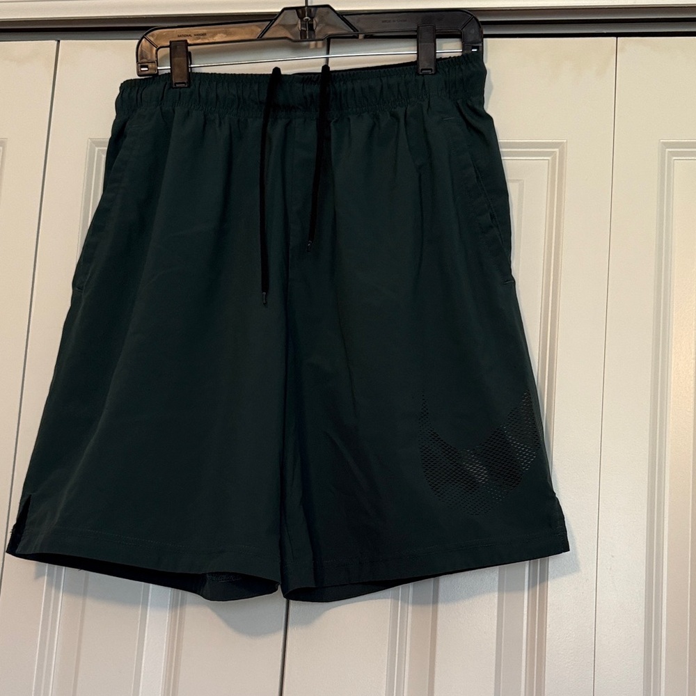 Nike Dark Green Athletic Shorts